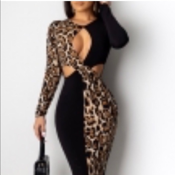 Dresses & Skirts - Long Sexy Peek a Boo Dress